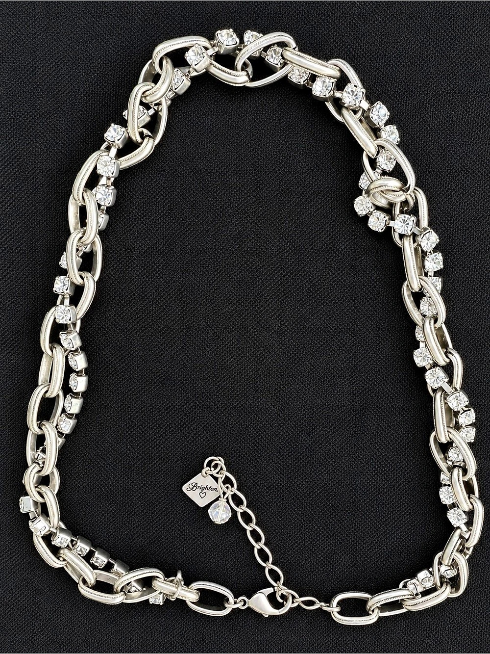 Silver-Tone Statement Chain Necklace